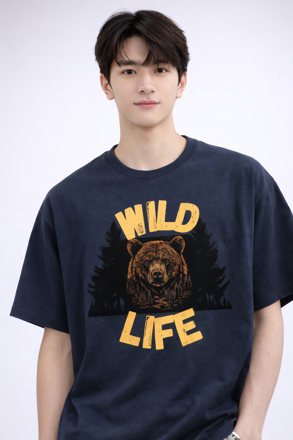 Wild Instinct Oversized T-Shirt – Bear Edition